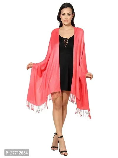 Classic Viscose Solid Stoles for Women-thumb0