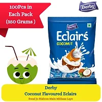 Derby Eclairs | Pack Of 2 | 350 Gram Pack (100Pcs in Each Poly | (Derby Coconut Eclairs)-thumb4