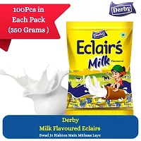 Derby Eclairs | Pack Of 2 | 350 Gram Pack (100Pcs in Each Poly | (Derby Milk Eclairs)-thumb4