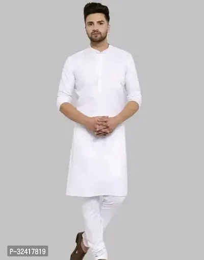 Latest Attractive Cotton Blend Kurta Sets for Men-thumb0