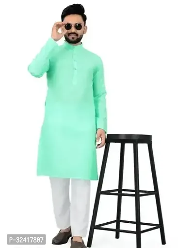 Latest Attractive Cotton Blend Kurta Sets for Men-thumb0