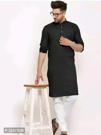 Latest Attractive Cotton Blend Kurta Sets for Men-thumb0