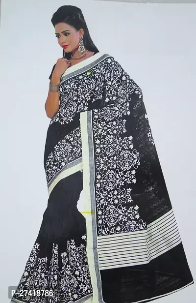 Fancy Art Silk Saree With Blouse Piece For Women-thumb0