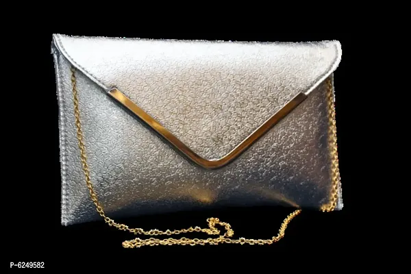 Elegant Sling bag Silver-thumb0