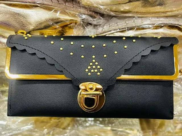 Stylish PU Embellished Clutches For Women
