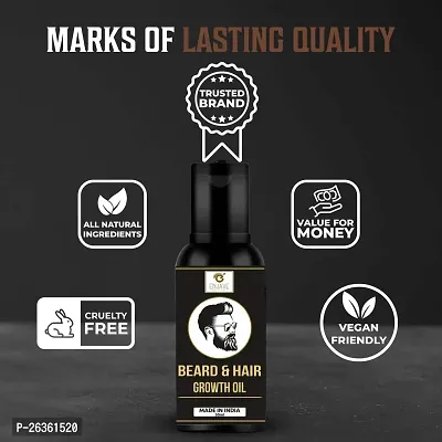 ENJAVE Beard Hair Growth oil- best beard oil for mens,beard growth oil,patchy beard growth,dadhi oil,beard oil for men,beard oil for men growth for black men, beard oil for men growth Pack of 2-thumb2