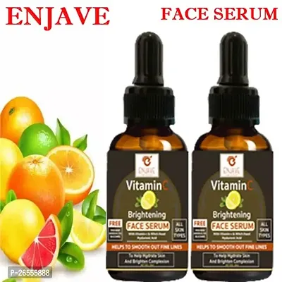 Enjave Vitamin C Daily Glow Face Serum for Glowing Skin and Dark Spots, Combo, 30ML(60 ml)