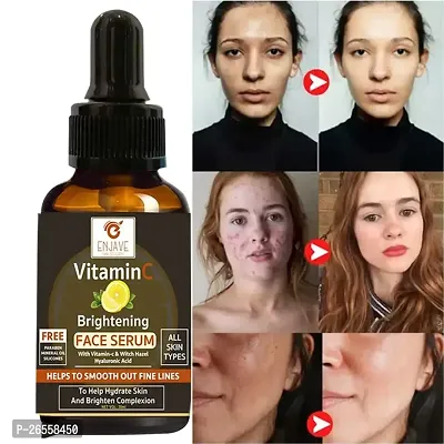 Enjave Vitamin C Daily Glow Face Serum for Glowing Skin and Dark Spots, Combo, 30ML (30 ml)