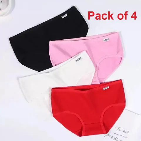 Pack of 4 Women Bikini Panty