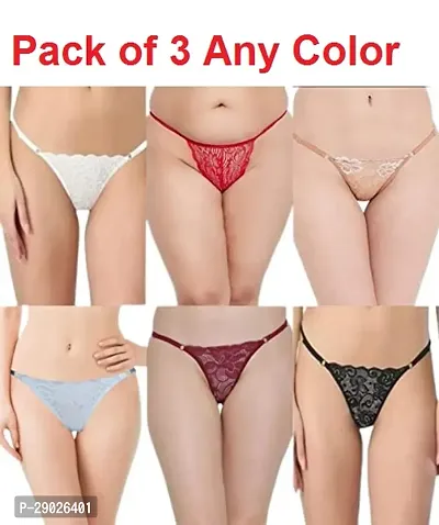 Stylish Cotton Briefs For Women Pack Of 3