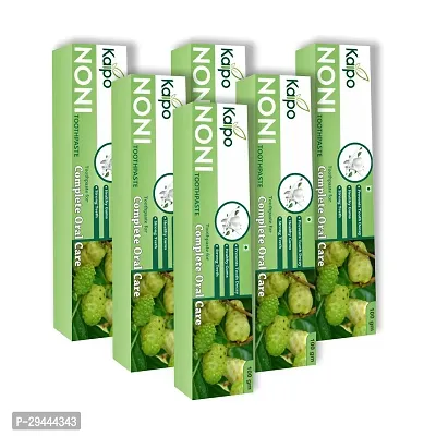 Kaipo Noni Toothpaste - Toothpaste for Complete Oral Care : 100gms : Pack of 6