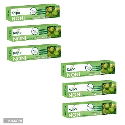 Kaipo Noni Toothpaste - Toothpaste for Complete Oral Care : 100gms : Pack of 6