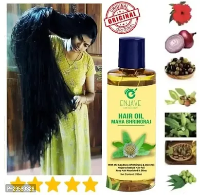 Enjave Maha Hair Oil for Hair Fall Control, Hair Growth Oil,200ml Pack of 1-thumb0