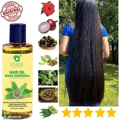 Enjave Maha Hair Oil for Hair Fall Control, Hair Growth Oil,200ml Pack of 1-thumb0