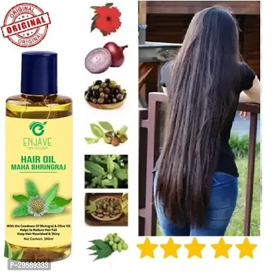 Enjave Maha Hair Oil for Hair Fall Control, Hair Growth Oil,200ml Pack of 1