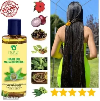 Enjave Maha Hair Oil for Hair Fall Control, Hair Growth Oil,200ml Pack of 1-thumb0