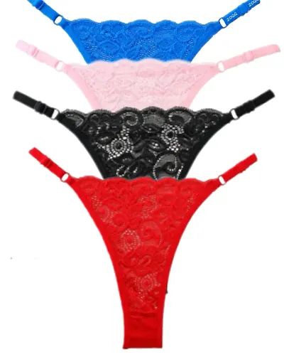 Trendy Thong Panty For Women Pack of 4