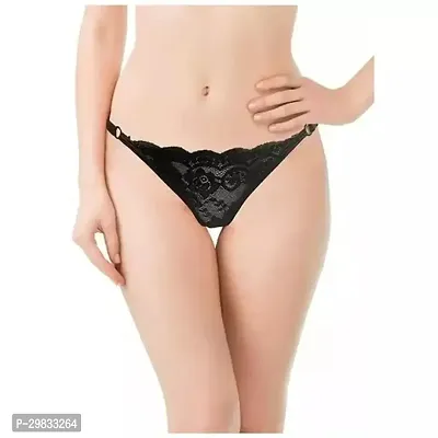 Trendy Cotton Multicoloured Thong Panty For Women Pack of 4-thumb2