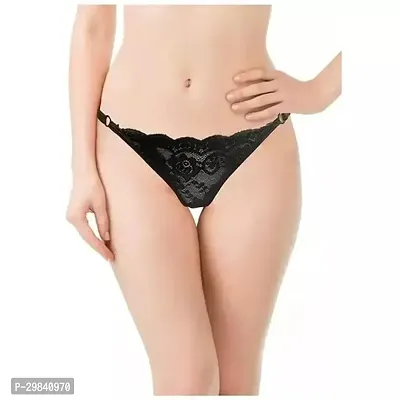 Trendy Cotton Multicoloured Thong Panty For Women Pack of 6-thumb3