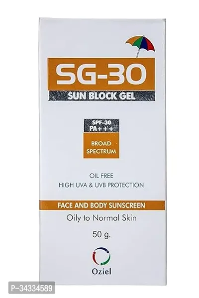 SG-30 Sun Block Gel - 50 gm