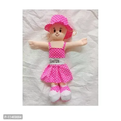 Beautiful Pink Fabric Doll Toy For Baby And Kids Pack of 1-thumb0