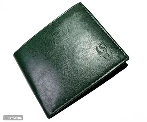 Premium Artificial Leather Two Fold Wallet For Men-thumb0