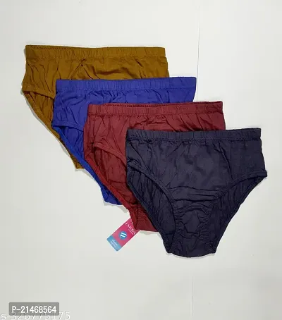 Women cotton solid panty pack of 3