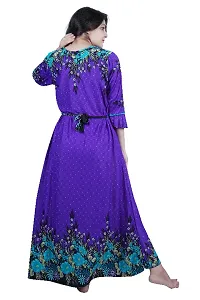 Nighty For Women Nightdress Maxi Ladies Nighty-thumb1