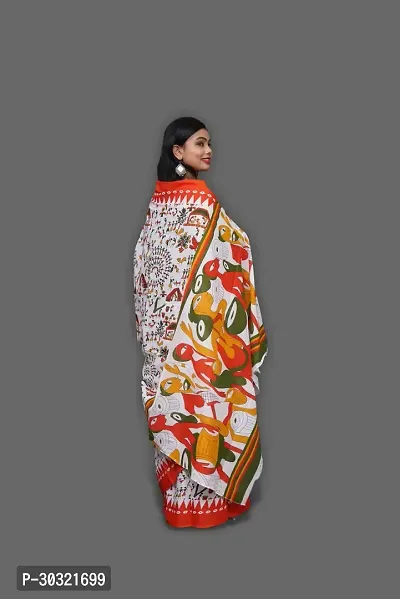 Beautiful Cotton Saree With Blouse Piece For Women-thumb4