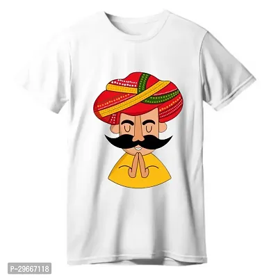 Stylish Cotton Blend Graphic Printed T-Shirt-thumb0