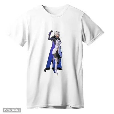 Stylish Cotton Blend Graphic Printed T-Shirt-thumb0