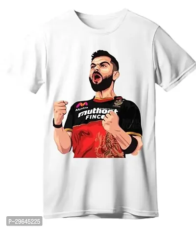 Stylish Polyester Blend Printed T-Shirt-thumb0