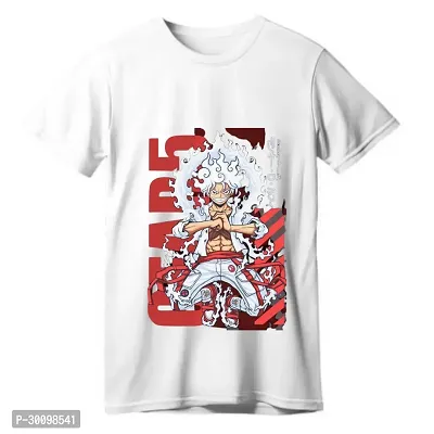 Stylish Polyester Blend Graphic Printed T-Shirt-thumb0