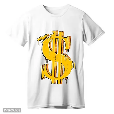 Stylish Polyester Blend Graphic Printed T-Shirt-thumb0