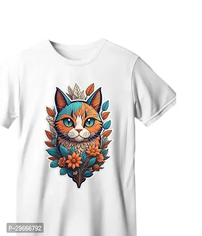 Stylish Cotton Blend Graphic Printed T-Shirt-thumb0