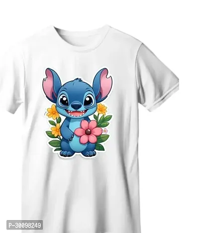 Stylish Polyester Blend Graphic Printed T-Shirt-thumb0