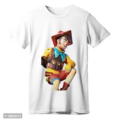 Stylish Polyester Blend Graphic Printed T-Shirt-thumb0