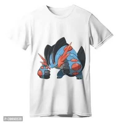 Stylish Polyester Blend Graphic Printed T-Shirt-thumb0