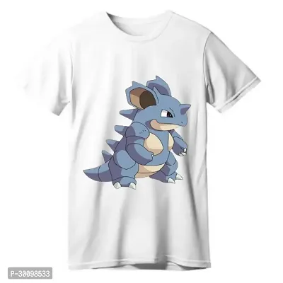 Stylish Polyester Blend Graphic Printed T-Shirt-thumb0