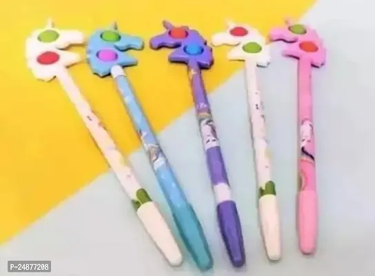 JELLIFY Pack of 24 Unicorn pen for girls pop it pen for kids stylish pen return gift birthday party-thumb3