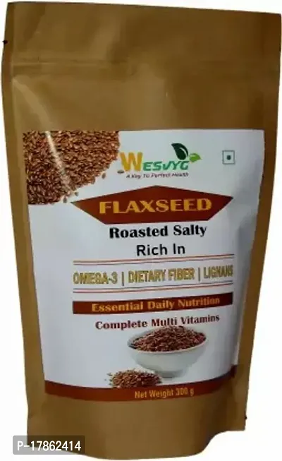 Roasted And Salty Flax seeds 300g Brown Flax Seedsnbsp;300 g-thumb0