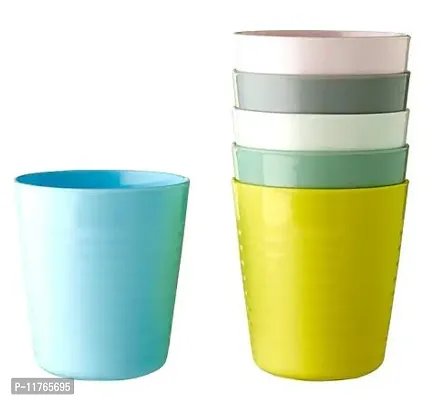 Ikea Mixed Assorted Colours 23 cl Mug (8 Oz) - Pack of 6