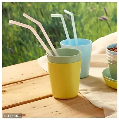 Ikea Mixed Assorted Colours 23 cl Mug (8 Oz) - Pack of 6-thumb3