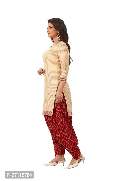 Miraan Elegant Cotton Red Printed Straight Kurta With Salwar And Dupatta Set For Women-thumb4