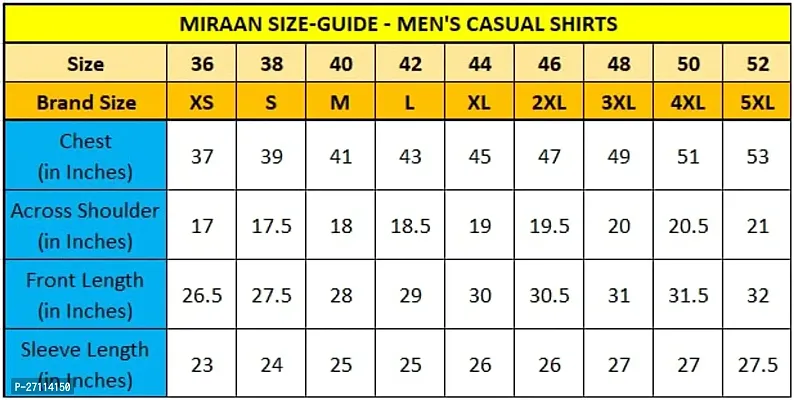 Miraan Stylish Light Blue Linen Cotton Shirt For Men-thumb5