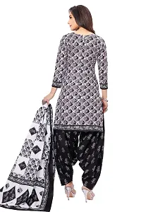 Miraan Elegant Cotton White Printed Straight Kurta With Salwar And Dupatta Set For Women-thumb1