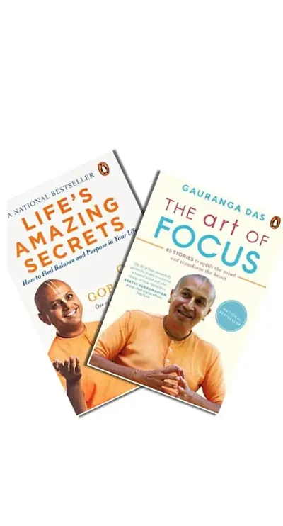 Combo of Lifes Amazing Secrets+The Art of Focus: 45 Stories to Uplift the Mind and Transform the Heart Paperback(set of 2)