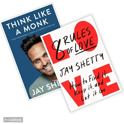 Combo of 2 books set-8 Rules of Love+Think Like a Monk