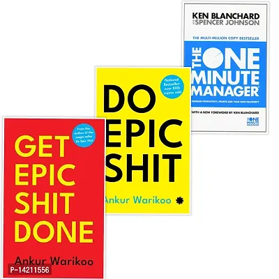 Combo of The One Minute Manager+Do Epic Shit + Get Epic Shit Done 3 Book set-thumb0