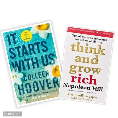 Combo of 2 book set-Think and Grow Rich+It Starts With Us-thumb0